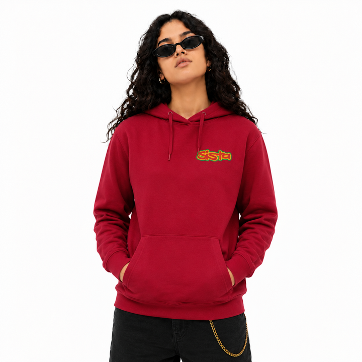 Sista Front Logo Pullover Hood