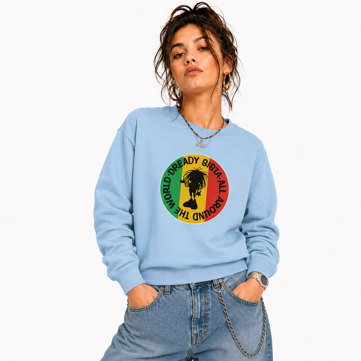 Sista Global Front Print Sweathshirt