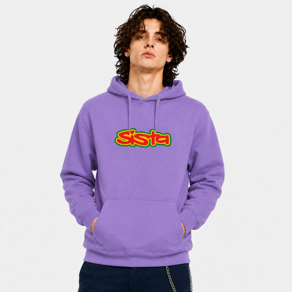 Sista Large Logo Front Print Hood