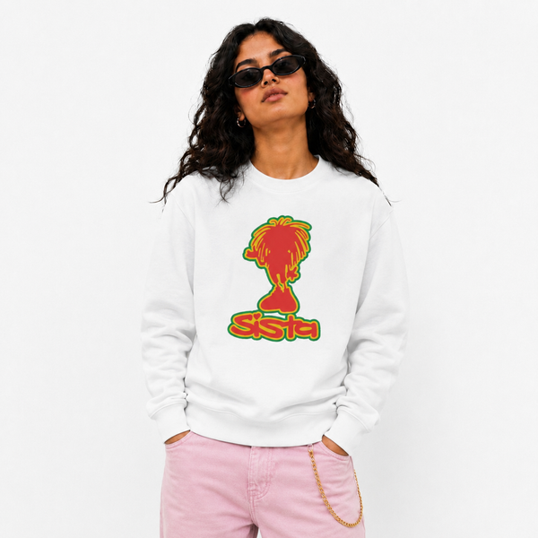 Sista Silhouette front print Sweatshirt