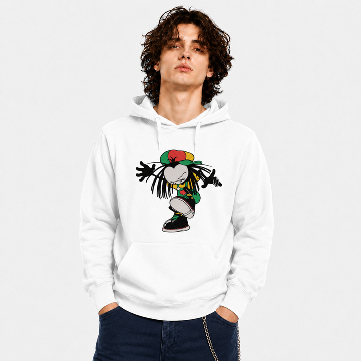 Sista Stamp Front Print Hood