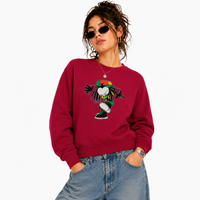 Sista Stamp Front Print Sweathshirt