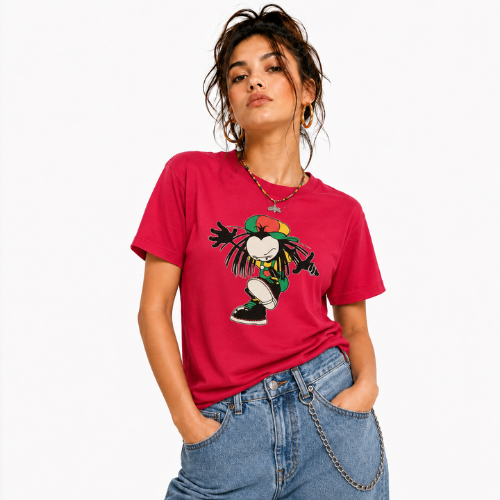 Sista Stamp Front Print T-shirt