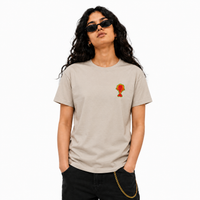 Sista embroidered ￼silhouette, small left breast