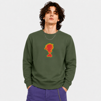 Sista silhouette, embroidered sweatshirt