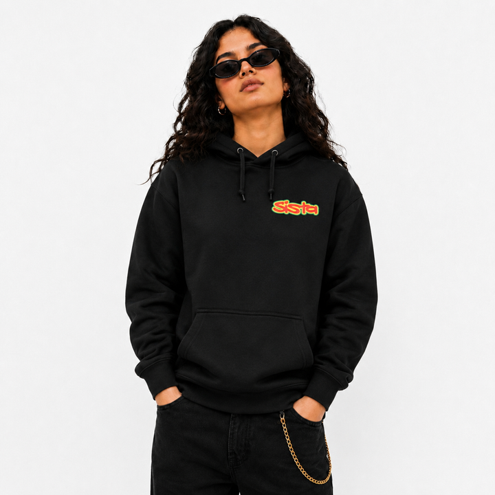 Sista small logo left breast embroidered Hood
