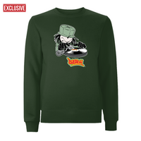 DJ DREADY - 90's Classic Logo  Front Print Sweatshirt – Rave inspired 90s streetwear, retro fashion from Have a nice day london store 