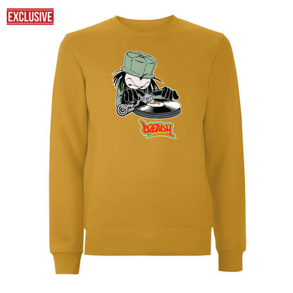 DJ DREADY - 90's Classic Logo  Front Print Sweatshirt