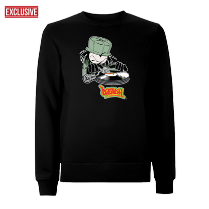 DJ DREADY - 90's Classic Logo  Front Print Sweatshirt