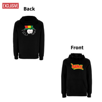 Dready Exclusive  90's Classic Front and Back Print Hoodie – Rave inspired 90s streetwear, retro fashion from Have a nice day london store 