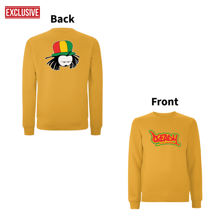 Dready Exclusive 90's Front and Back Print Sweatshirt – Rave inspired 90s streetwear, retro fashion from Have a nice day london store 
