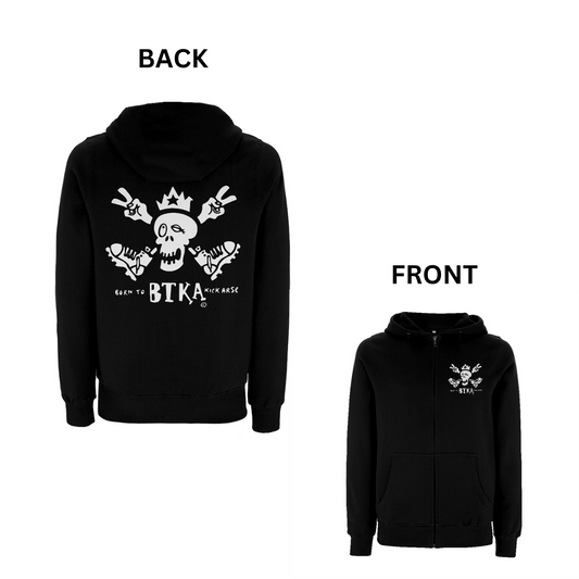 BTKA Classic Front and Back Print Zip Hood - Dready Original