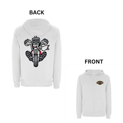 BTKA Sleazy Rider Front and Back Print Zip Hood - Dready Original
