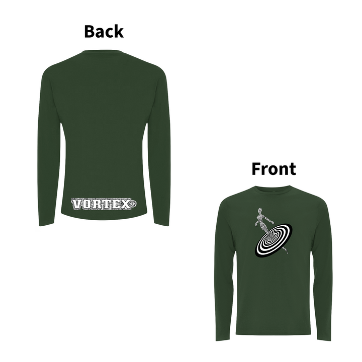Vortex - ALIENNE Front and back print Organic Longsleeve – Rave inspired 90s streetwear, retro fashion from Have a nice day london store 