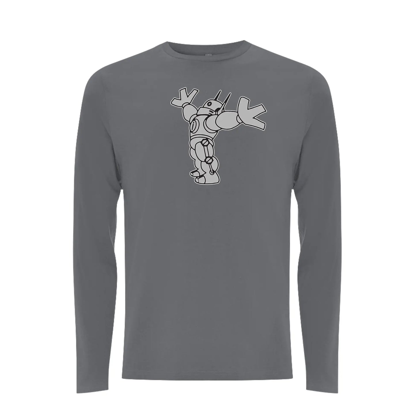VORTEX -  INFO THE ROBOT Longsleeve T-shirt Grey Edition
