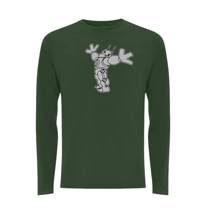 VORTEX -  INFO THE ROBOT Longsleeve T-shirt Grey Edition