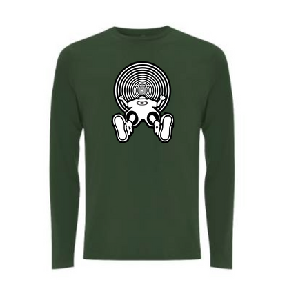 VORTEX -  VORTEX LOGO Organic Longsleeve T-Shirt