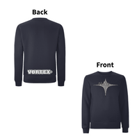 VORTEX - STARGATE front and back print Organic Sweatshirt – Rave inspired 90s streetwear, retro fashion from Have a nice day london store 