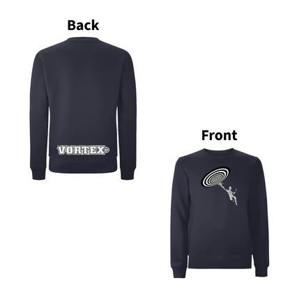 VORTEX - CLOSE ENCOUNTER front and back print Organic Sweatshirt