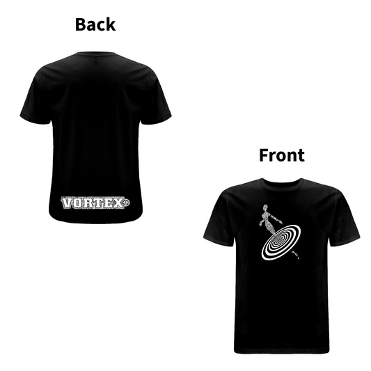 VORTEX -  ALIENNE front and back print organic T-Shirt