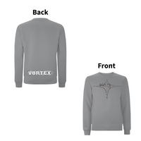VORTEX - STARGATE front and back print Organic Sweatshirt – Rave inspired 90s streetwear, retro fashion from Have a nice day london store 