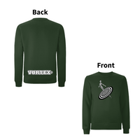 VORTEX - ALIENNE front and back print Organic Sweatshirt – Rave inspired 90s streetwear, retro fashion from Have a nice day london store 