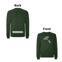 VORTEX - CLOSE ENCOUNTER front and back print Organic Sweatshirt – Rave inspired 90s streetwear, retro fashion from Have a nice day london store 