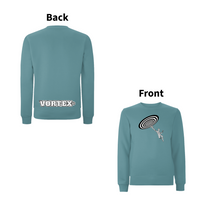 VORTEX - CLOSE ENCOUNTER front and back print Organic Sweatshirt – Rave inspired 90s streetwear, retro fashion from Have a nice day london store 