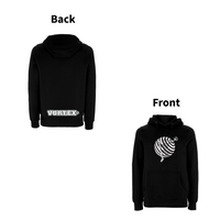 VORTEX - TRAPPED front and back print Organic Hoodie – Rave inspired 90s streetwear, retro fashion from Have a nice day london store 