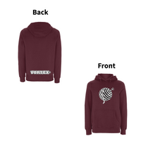VORTEX - TRAPPED front and back print Organic Hoodie – Rave inspired 90s streetwear, retro fashion from Have a nice day london store 