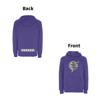 VORTEX - TRAPPED front and back print Organic Hoodie – Rave inspired 90s streetwear, retro fashion from Have a nice day london store 