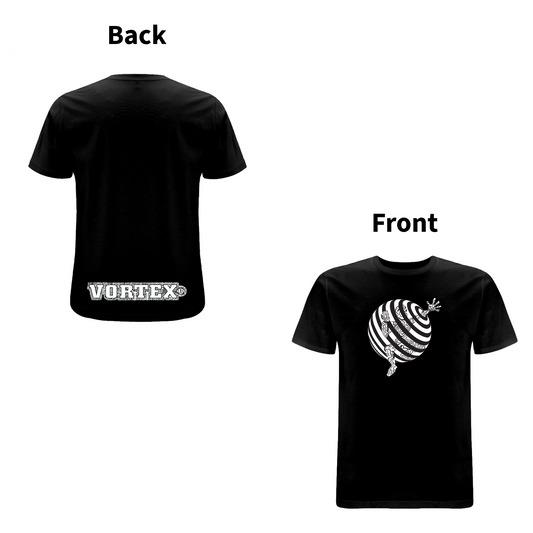 Vortex - TRAPPED front and back print Organic T-Shirt