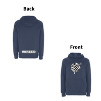 VORTEX - TRAPPED front and back print Organic Hoodie – Rave inspired 90s streetwear, retro fashion from Have a nice day london store 