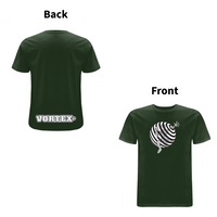 Vortex - TRAPPED front and back print Organic T-Shirt – Rave inspired 90s streetwear, retro fashion from Have a nice day london store 