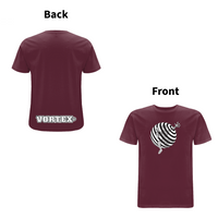 Vortex - TRAPPED front and back print Organic T-Shirt – Rave inspired 90s streetwear, retro fashion from Have a nice day london store 