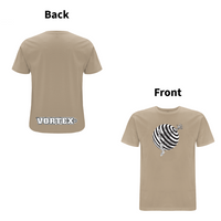 Vortex - TRAPPED front and back print Organic T-Shirt – Rave inspired 90s streetwear, retro fashion from Have a nice day london store 