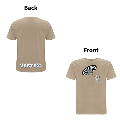 VORTEX - CLOSE ENCOUNTER front and back print organic T-Shirt