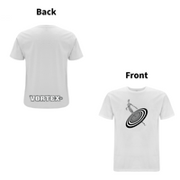 VORTEX -  ALIENNE front and back print organic T-Shirt – Rave inspired 90s streetwear, retro fashion from Have a nice day london store 