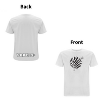 Vortex - TRAPPED front and back print Organic T-Shirt – Rave inspired 90s streetwear, retro fashion from Have a nice day london store 