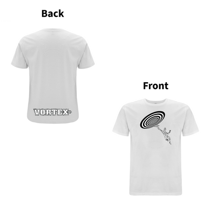 VORTEX - CLOSE ENCOUNTER front and back print organic T-Shirt
