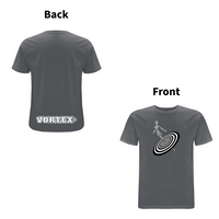 VORTEX -  ALIENNE front and back print organic T-Shirt – Rave inspired 90s streetwear, retro fashion from Have a nice day london store 