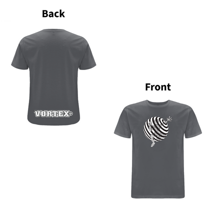 Vortex - TRAPPED front and back print Organic T-Shirt
