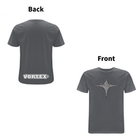 VORTEX -  STARGATE front and back print Organic T-Shirt – Rave inspired 90s streetwear, retro fashion from Have a nice day london store 