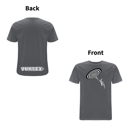 VORTEX - CLOSE ENCOUNTER front and back print organic T-Shirt