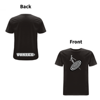 VORTEX -  ALIENNE front and back print organic T-Shirt – Rave inspired 90s streetwear, retro fashion from Have a nice day london store 