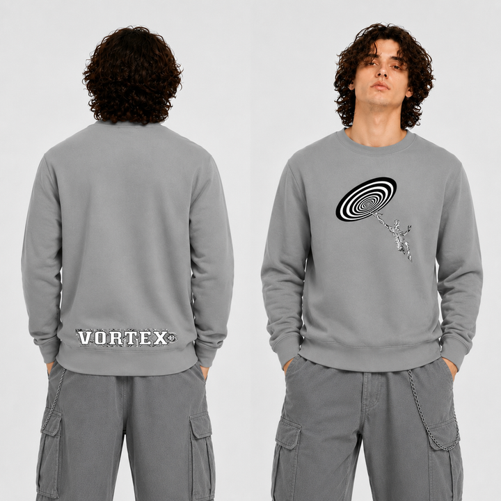 VORTEX - CLOSE ENCOUNTER front and back print Organic Sweatshirt