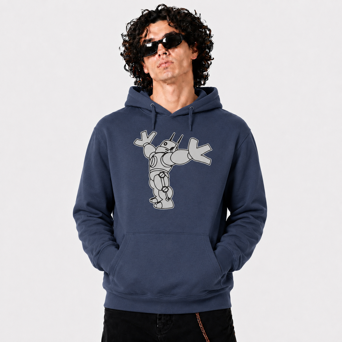 VORTEX - INFO THE ROBOT Hoodie Grey Edition