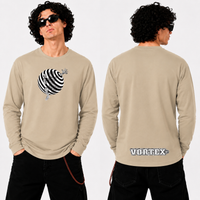Vortex - TRAPPED front and back print Organic Sweatshirt