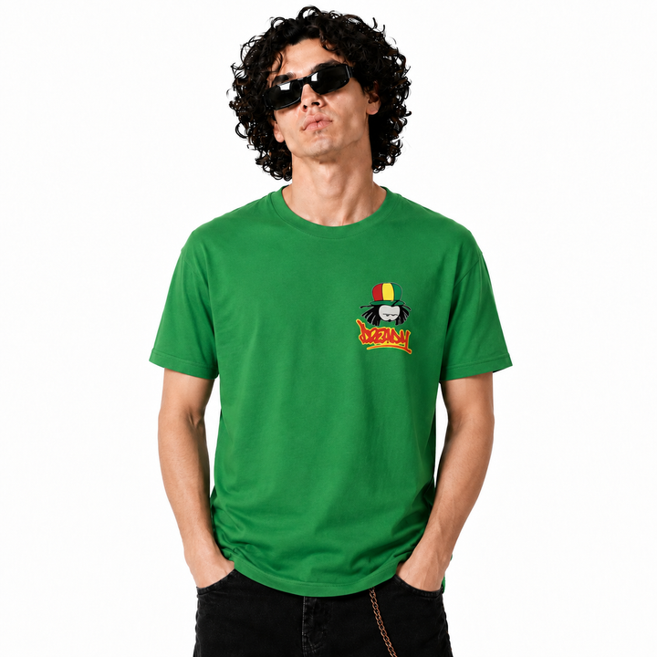 Walking Dread Front & Back Print T- Shirt
