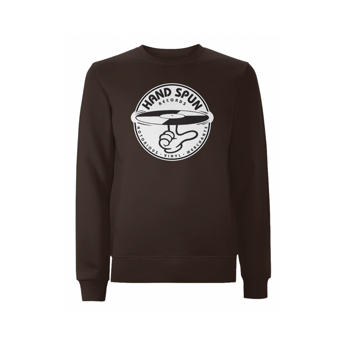 Handspun Records Front Print Sweatshirt